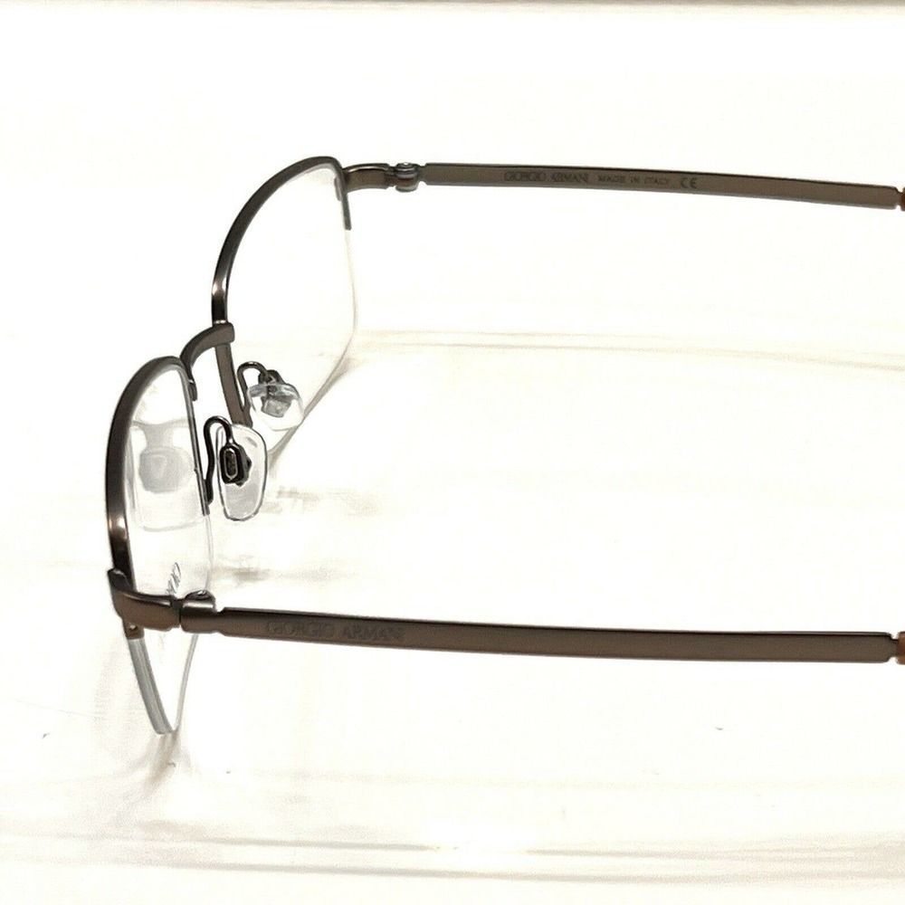 NEW Giorgio Armani AR5065 3006 Bronze Eyeglass Frames 52][19~145 Half Rim Square - Picture 4 of 10